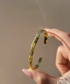 Oymalı Vintage Kelepçe Bileklik