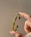 Oymalı Vintage Kelepçe Bileklik