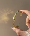 Oymalı Vintage Kelepçe Bileklik