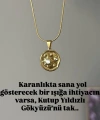 Vintage Kuzey Yıldızı Taşlı Kolye