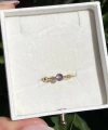 Mor Taşlı Mini Vintage Yüzük