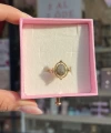 Duman Taşlı Çerçeve Vintage Yüzük
