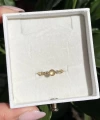 Krem Taşlı Mini Vintage Yüzük