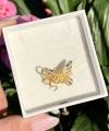 İncili Antik Vintage Yüzük I Ham Pirinç