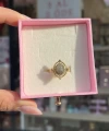 Duman Taşlı Çerçeve Vintage Yüzük