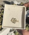 Oval Detay Vintage Yüzük I Ham Pirinç
