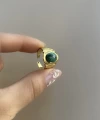 Yeşil Taşlı Vintage Yüzük