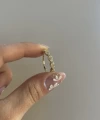 Mommies Taşlı Vintage Yüzük I 14 Altın Kaplama
