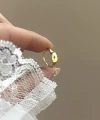 Yıldızlı Dörtgen Baby Vintage Yüzük I 14 Altın Kaplama