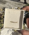 Örgü Zincir Vintage Yüzük I Ham Pirinç