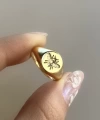 Arı Motifli Vintage Yüzük I 14 Altın Kaplama