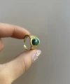Yeşil Taşlı Vintage Yüzük