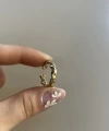 Örgü Vintage Yüzük I Ham Pirinç