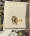 Labradorit Taşlı Vintage Yüzük I Çelik