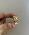 Labradorit Taşlı Vintage Yüzük I Çelik