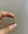 Taşlı Kemik Vintage Yüzük I 14 Altın Kaplama