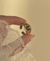 Ametist Taşlı Vintage Yüzük I 14 Altın Kaplama