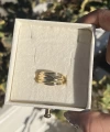 Büzme Vintage Yüzük I 14 Altın Kaplama