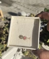 Kırmızı Taşlı Vintage Yüzük I 14 Altın Kaplama