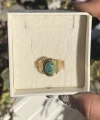 Yeşil Taşlı Vintage Yüzük