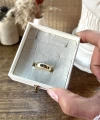 Yeşil Taşlı Vintage Yüzük I 14 Altın Kaplama