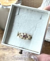 Bordo Taşlı Vintage Yüzük I 14 Altın Kaplama