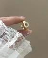Göz Motifli Vintage Yüzük I 14 Altın Kaplama