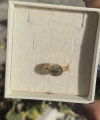 Labradorit Taşlı Vintage Yüzük I 14 Altın Kaplama
