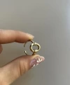Oval Detay Vintage Yüzük I Ham Pirinç