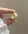 Yıldız Damalı Vintage Yüzük I 14 Altın Kaplama