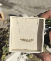 Örgü Zincir Vintage Yüzük I Ham Pirinç