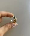 Büzme Vintage Yüzük I 14 Altın Kaplama
