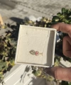 Kırmızı Taşlı Vintage Yüzük I 14 Altın Kaplama