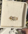 Renkli Taşlı Vintage Yüzük I Ham Pirinç