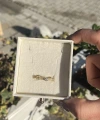 Taşlı Kemik Vintage Yüzük I 14 Altın Kaplama