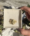 Labradorit Taşlı Vintage Yüzük I Çelik