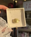 Madalyon Vintage Yüzük I Ham Pirinç