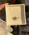 Madalyon Vintage Yüzük I Ham Pirinç