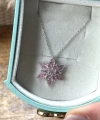 Violet Çiçek Kolye I 925 Gümüş
