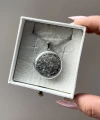 Yuvarlak Desenli Çift Fotoğraflı Kolye I Çelik