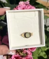 Green Stone Yüzük I Çelik