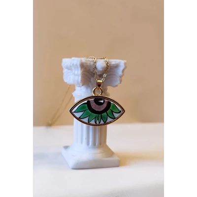 Tasarım Handmade Göz Kolye | Çelik