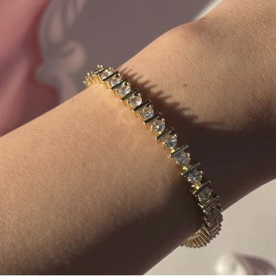 14K Altın Kaplama Özel Seri Bileklik