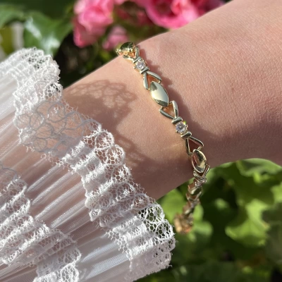 Vintage Almira Bileklik I 14K Altın Kaplama