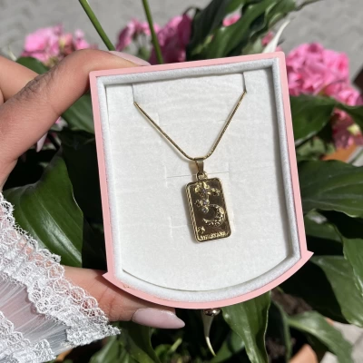 Bohem Gökyüzü Tarot Kolye I Çelik