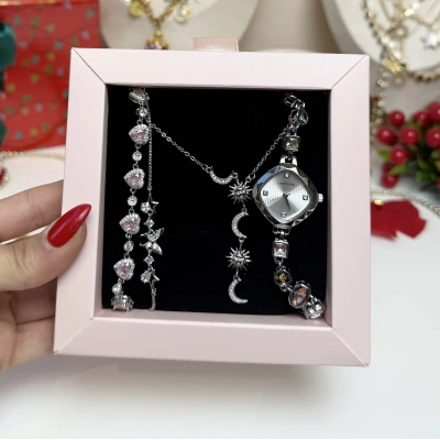 Yılbaşı Paketi 9 Tulip Saat Takım