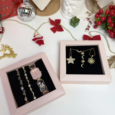 Yılbaşı Paketi 10 Yıldız ve Saat Takım