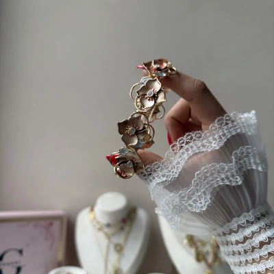 Antik Bahar Kelepçe Bileklik