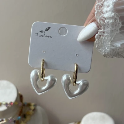 Pure Heart Pearl Küpe