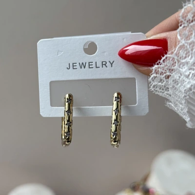 Antique Star Grid Küpe